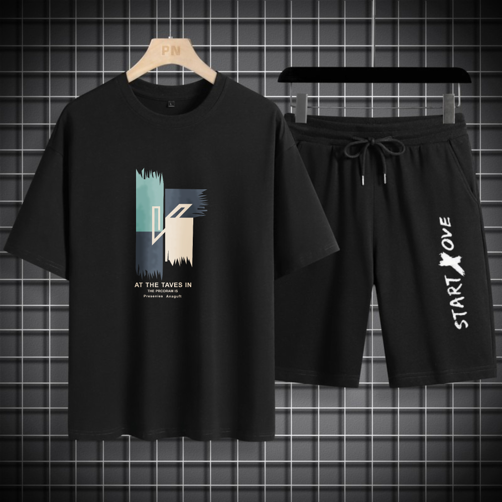 Summer Clothing Drip - 남성용 티셔츠 세트 1개 2026 봄/여름