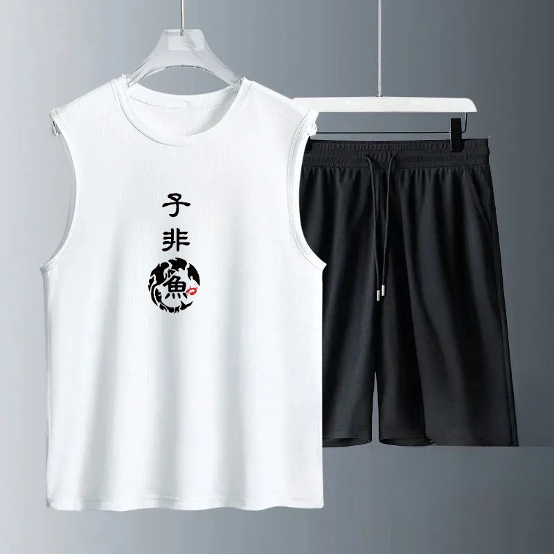 Summer Clothing Drip - 남성용 탱크탑 세트 2026 여름 빠른