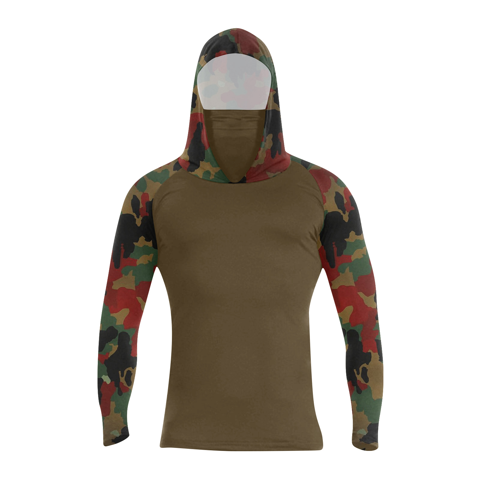 Summer Clothing Long Sleeve - 남성용 여름 프린트 속건성 긴팔 티셔츠