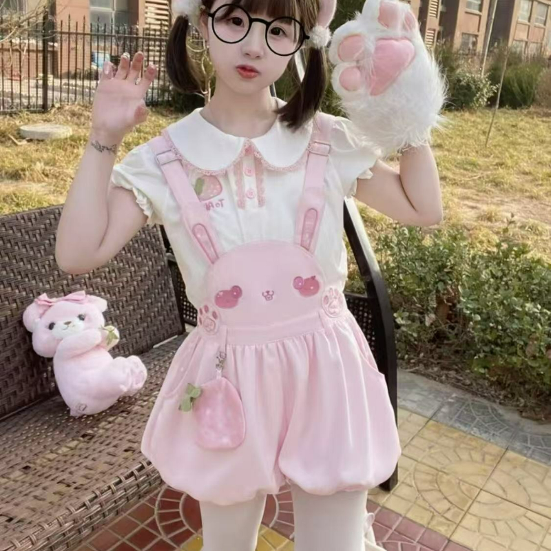 Summer Japanese Clothing - 일본 카와이 귀여운 로리타 스타일 반바지