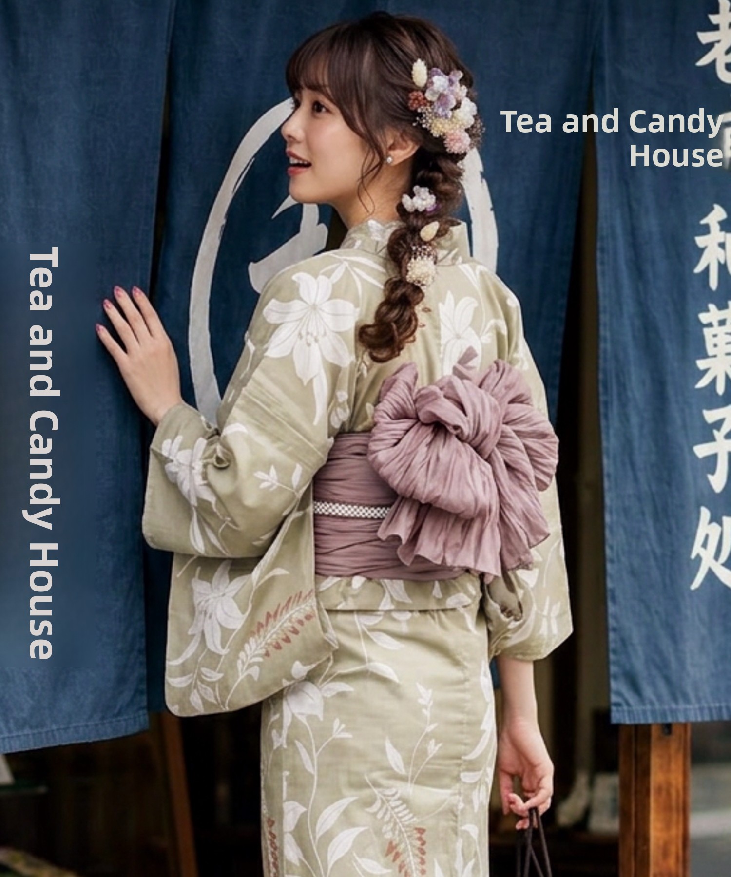 Summer Clothing Linen - 전통 유카타 기모노 면 린넨 소재