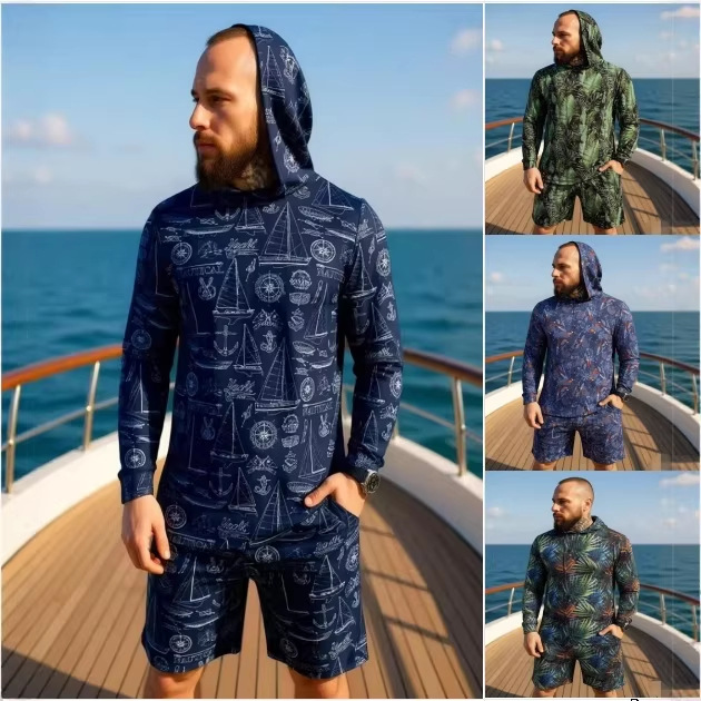 Summer Clothing Long Sleeve - 2026 신상 카모플라주 프린트 유니섹스 후드