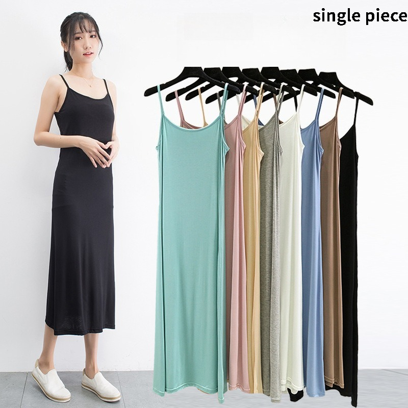 Summer Clothing Stores - 여성용 모달 캐미솔 베스트 드레스 여름용