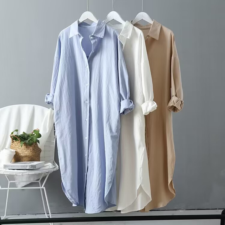 Summer Days Clothing - 블라우스 여성 2026 캐주얼 신상 단색