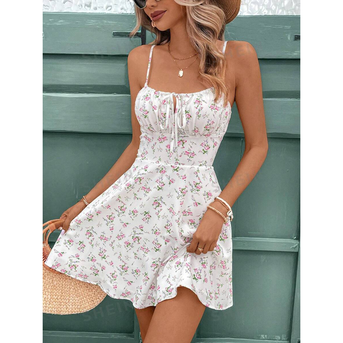 Summer Clothing Must Haves - 여성 의류 여성 드레스 프렌치 플로럴