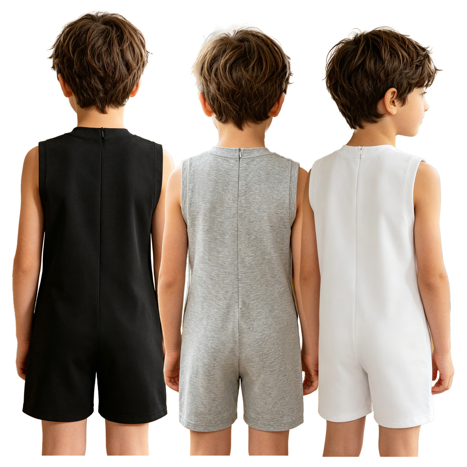 Summer Clothing Boys - 3pcs 어린이 소년 소녀 자폐증 적응형