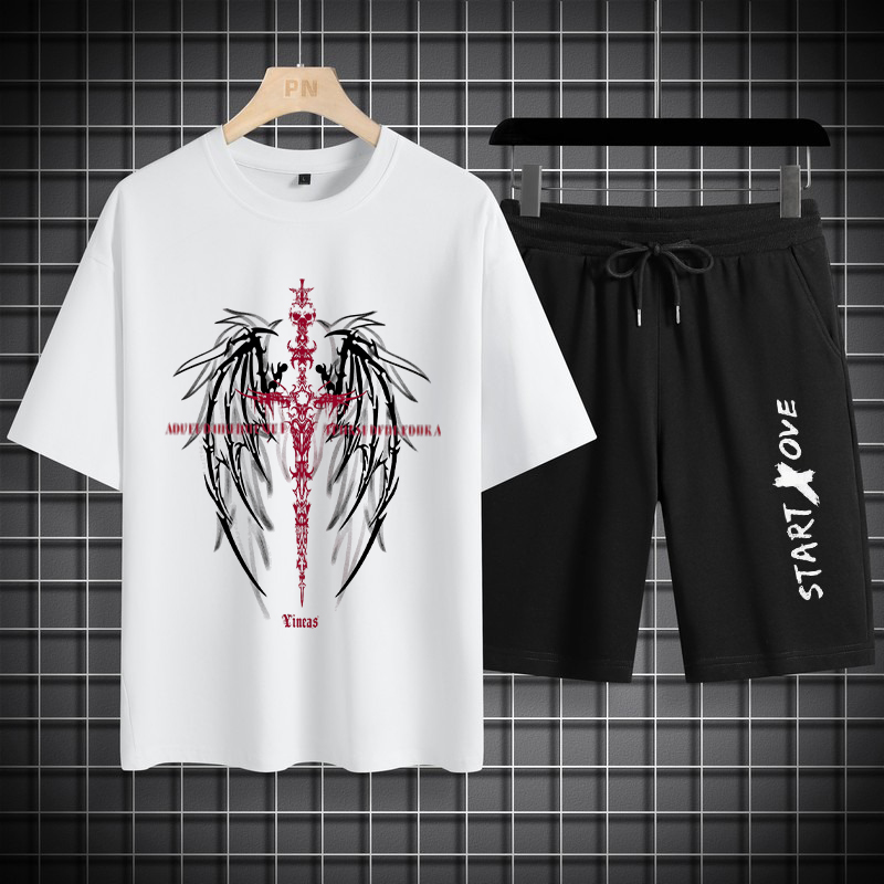 남성용 티셔츠 세트 1개 2026 봄/여름 3D 프린트 - Summer Clothing Drip 리뷰 및 가격