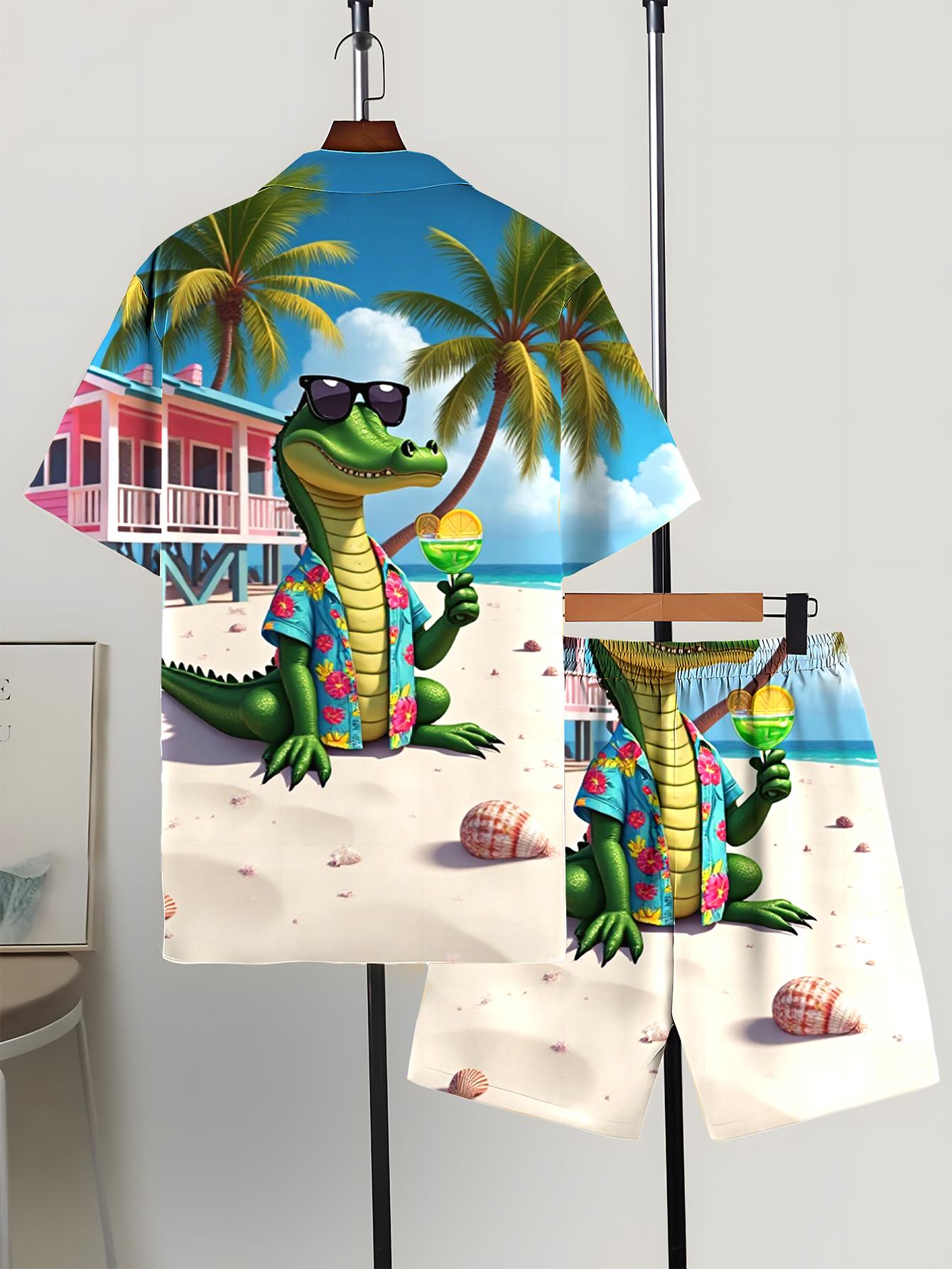 남성 셔츠 세트 2026 봄/여름 드립 의류 3D 프린 - Summer Clothing Drip 리뷰 및 가격