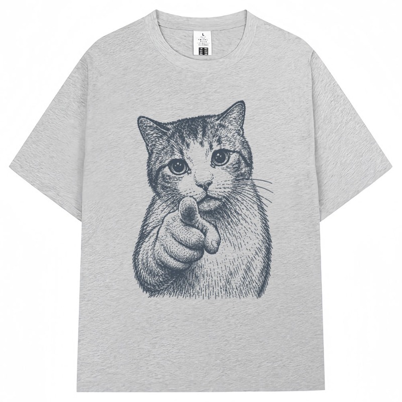 가이드 캣 패션 라운드 넥 퓨어 프린트 여성 티셔츠 반 - Summer Clothing Guide 리뷰 및 가격