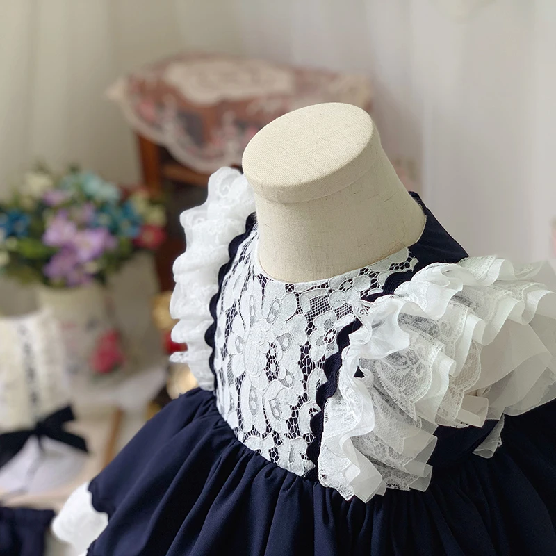 아기 의류 스페인어 빈티지 로리타 볼 가운 레이스 보우 - Summer Clothing In Spanish 리뷰 및 가격