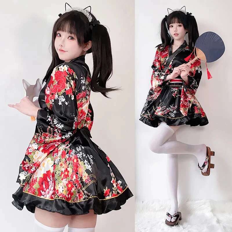 일본식 수정된 기모노 드레스 여성용 목욕 가운 여름 코 - Summer Japanese Clothing 리뷰 및 가격