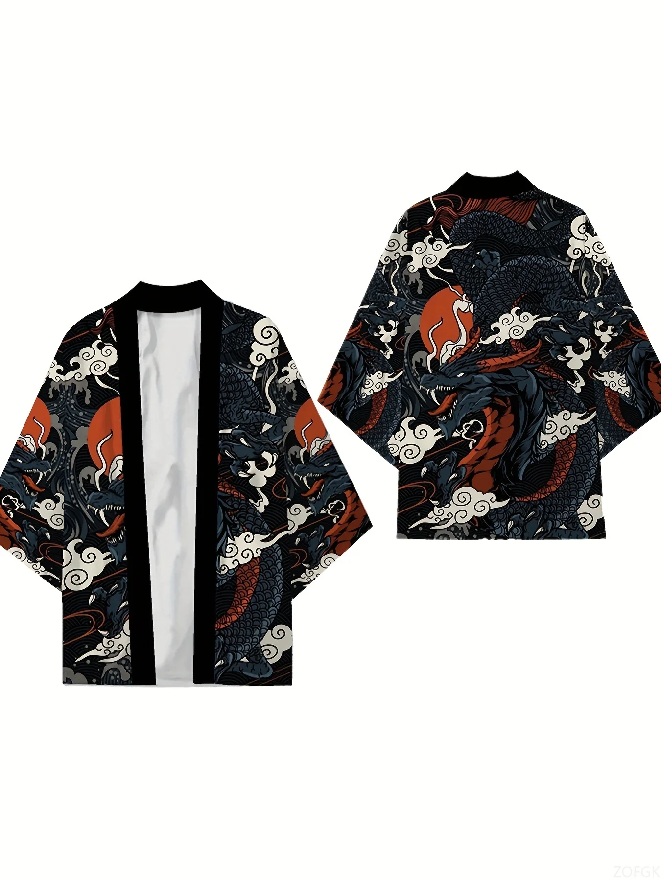 유니섹스 기모노 3d 레트로 롱 프린트 탑 패션 캐주얼 - Summer Japanese Clothing 리뷰 및 가격