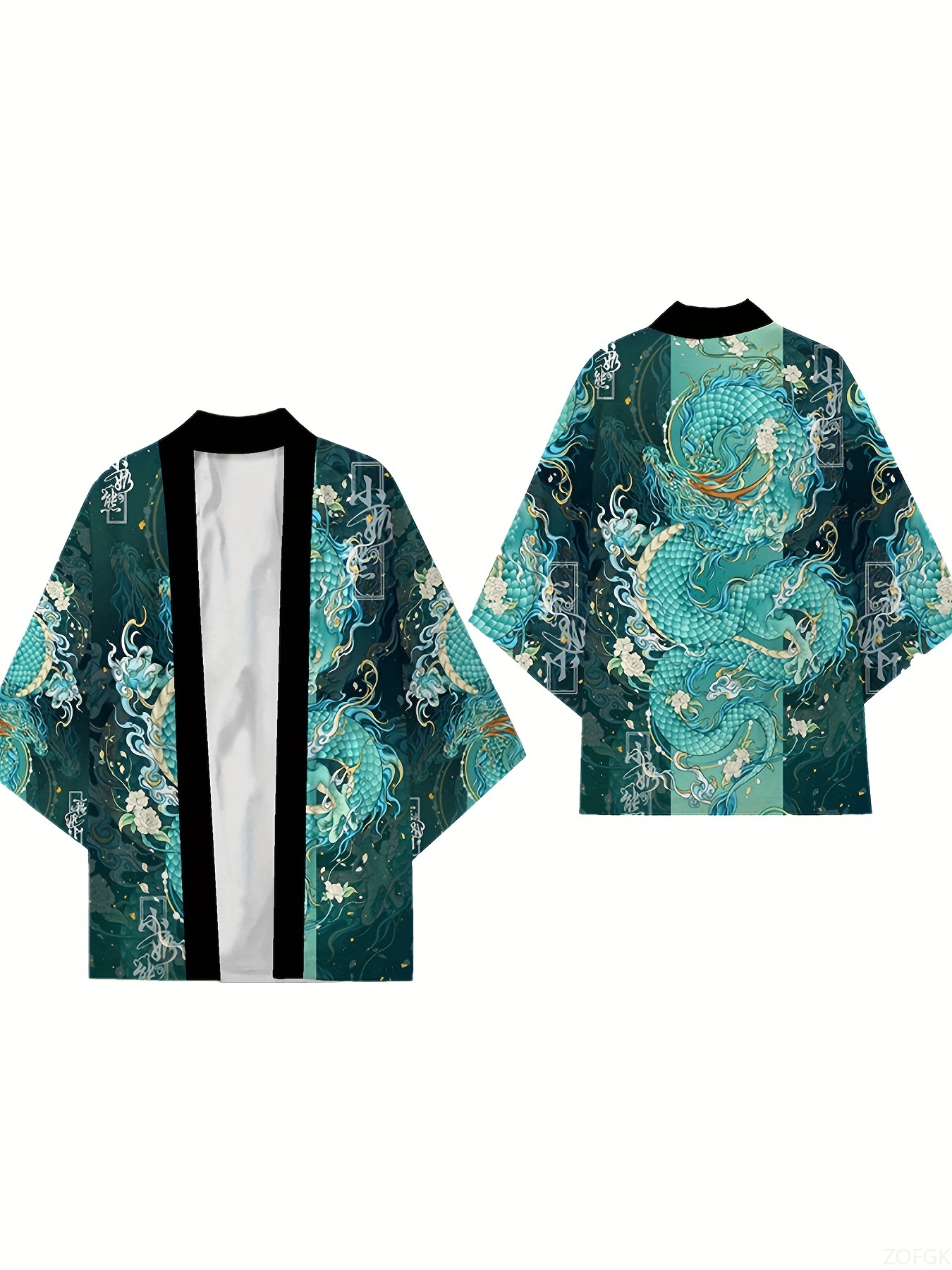 유니섹스 기모노 3d 레트로 롱 프린트 탑 패션 캐주얼 - Summer Japanese Clothing 리뷰 및 가격
