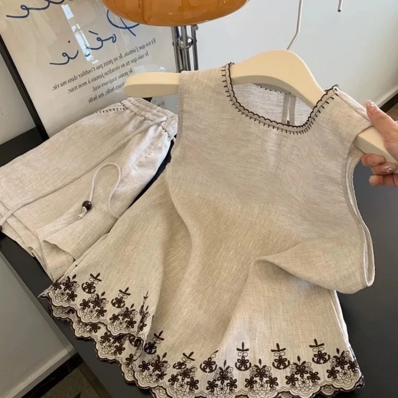 심플한 올드머니 스타일 면과 린넨 중공업 자수 레이스  - Summer Clothing Linen 리뷰 및 가격