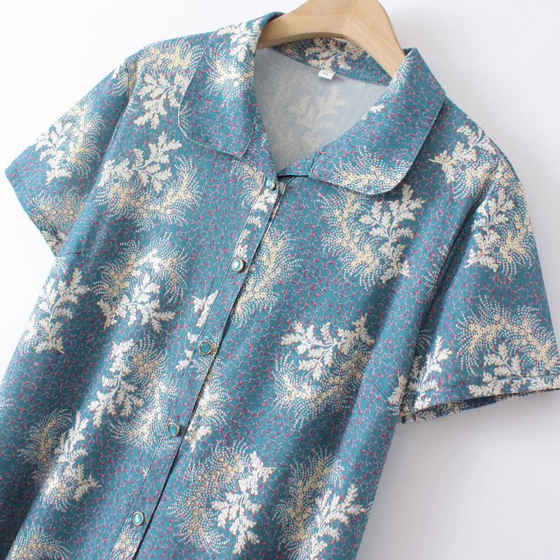 할머니 스타일 여름 셔츠 반팔 중년 및 노인 여성 의류 - Summer Clothing Over 60 리뷰 및 가격