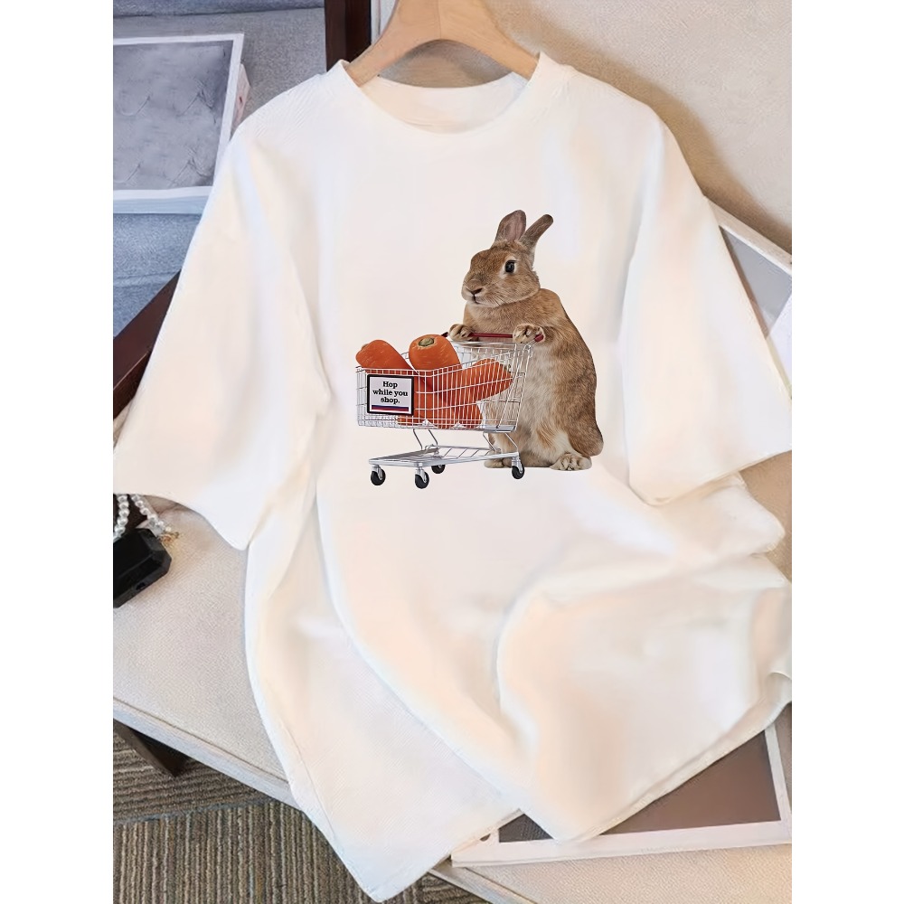 여성용 티셔츠 기하학 프린트 크루넥 반팔 장난스러운 디 - Summer Clothing Must Haves 리뷰 및 가격