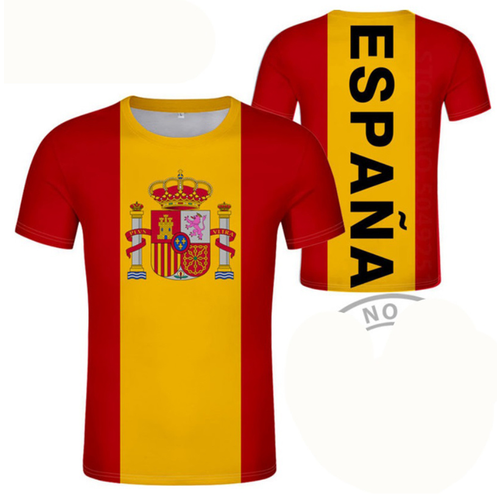 스페인 축구 유니폼 3D 스페인 엠블럼을 자랑스럽게 생 - Summer Clothing In Spanish 리뷰 및 가격