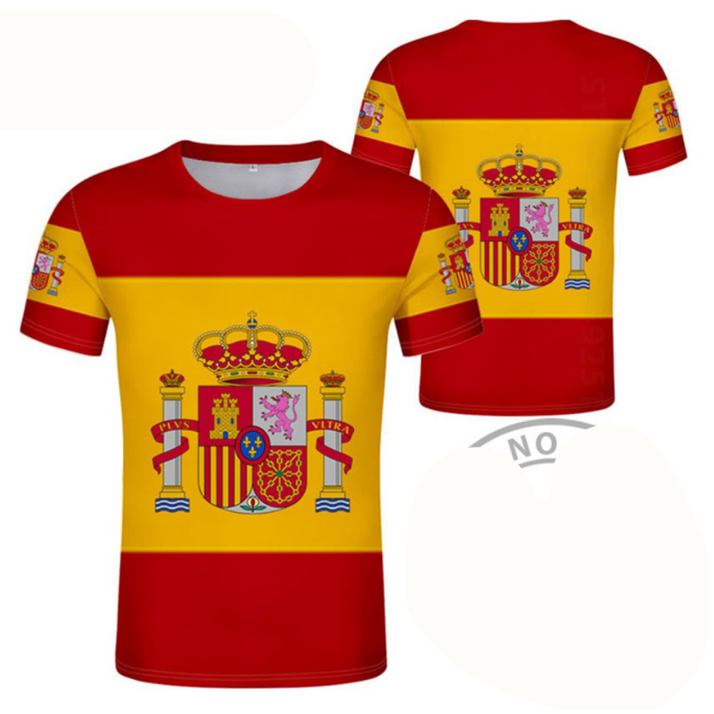 스페인 축구 유니폼 3D 스페인 엠블럼을 자랑스럽게 생 - Summer Clothing In Spanish 리뷰 및 가격