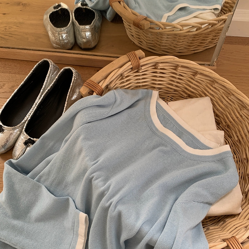 100% 면 여성용 O넥 컬러 블로킹 긴소매 셔츠 플러 - Summer Clothing Long Sleeve 리뷰 및 가격