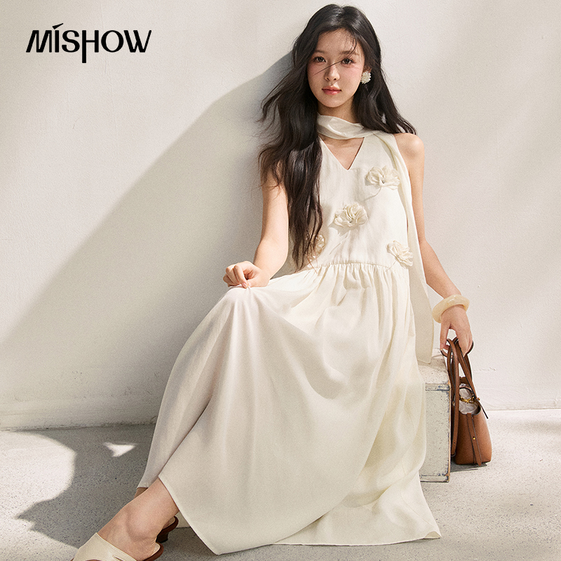 MISHOW 여성용 Lyocell 3D 플라워 미디 드 - Sundress Midi Floral 리뷰 및 가격