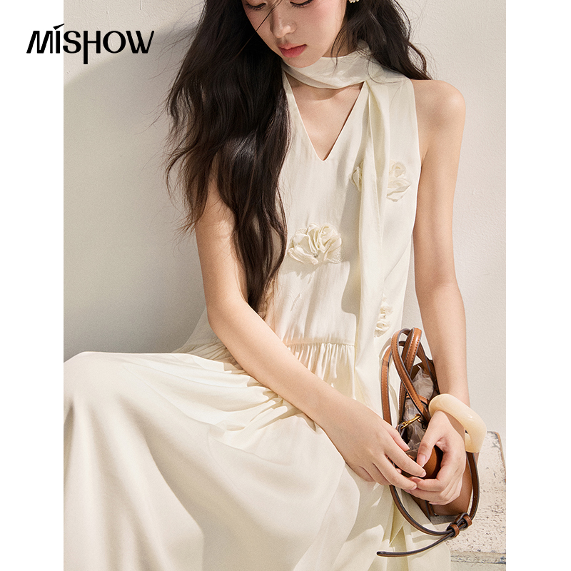 MISHOW 여성용 Lyocell 3D 플라워 미디 드 - Sundress Midi Floral 리뷰 및 가격