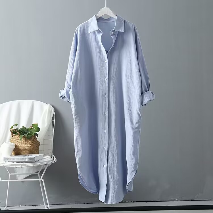 블라우스 여성 2026 캐주얼 신상 단색 루즈핏 턴다운 - Summer Days Clothing 리뷰 및 가격