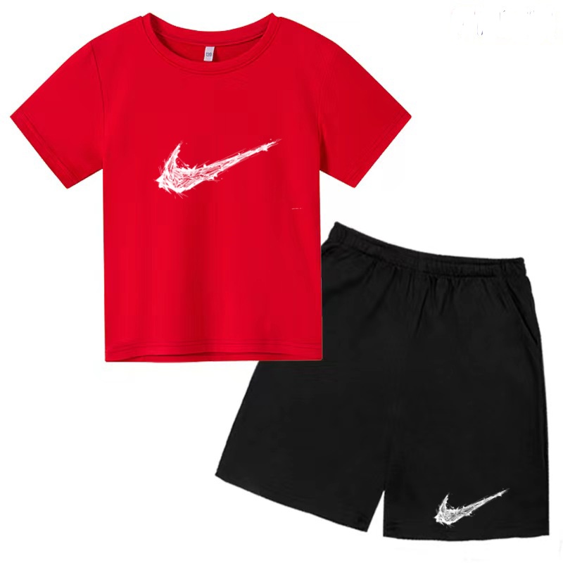 여름 브랜드 흰색 티셔츠 + 반바지 투피스 세트 어린이 - Summer Clothing Brands 리뷰 및 가격