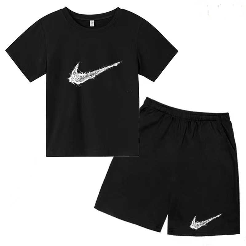 여름 브랜드 흰색 티셔츠 + 반바지 투피스 세트 어린이 - Summer Clothing Brands 리뷰 및 가격