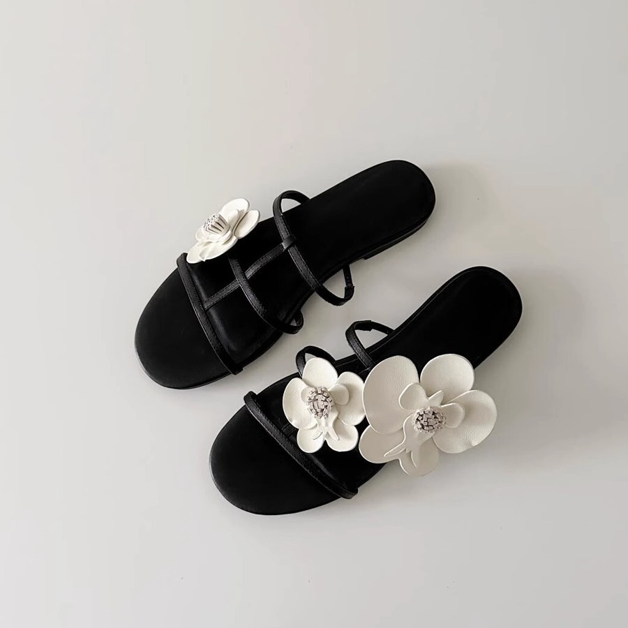 여름 여성용 새 신발 슬리퍼 스트릿 패션 플라워 캐주얼 - Summer Japanese Clothing 리뷰 및 가격