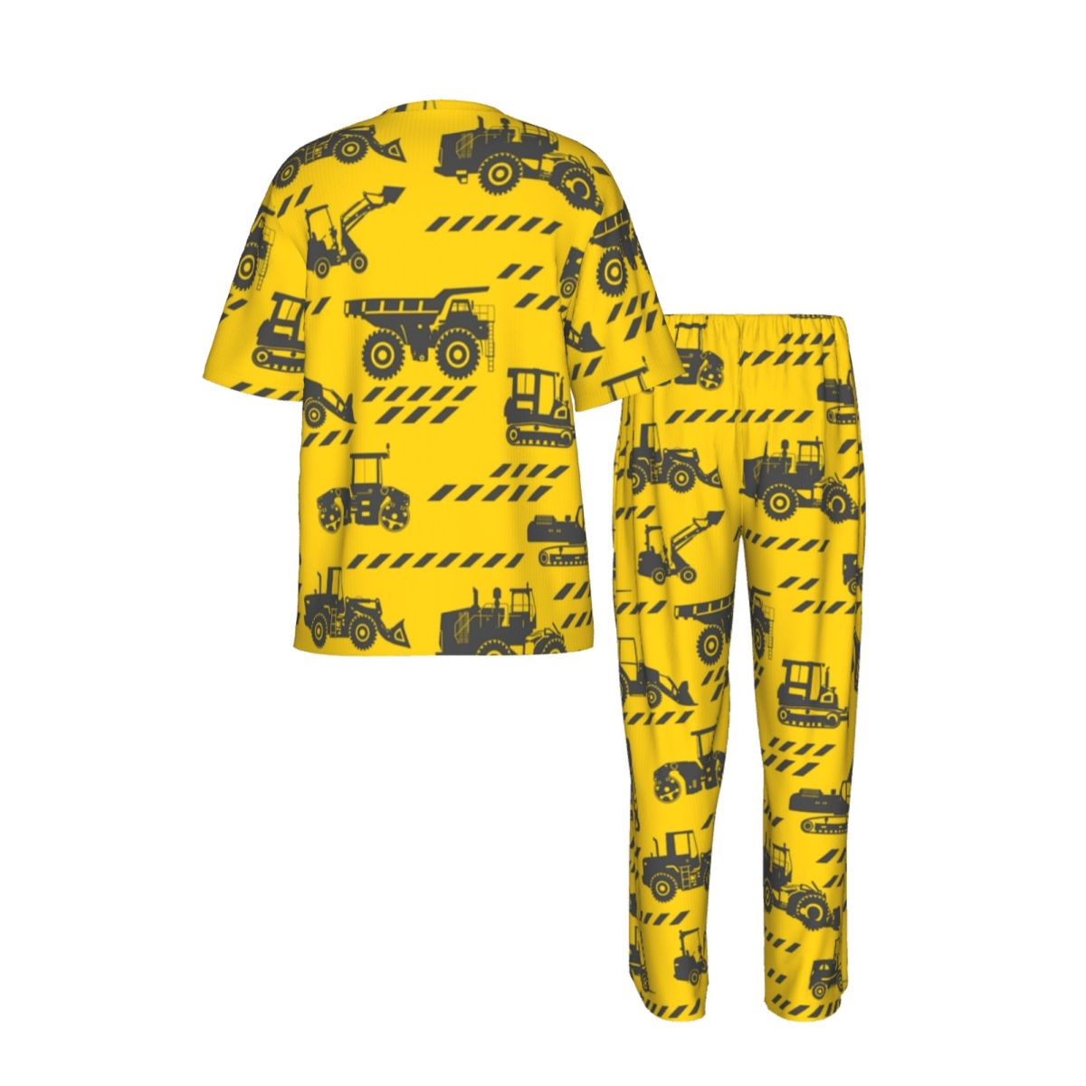 남성 잠옷 세트 반팔 긴 바지 만화 기계 트럭 잠옷 여 - Summer Clothing Long Sleeve 리뷰 및 가격
